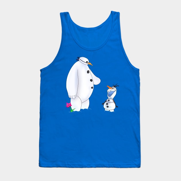 Snowman Twins Tank Top by missbmuffin